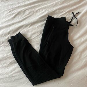 Alo ribbed Black Jogger Pants